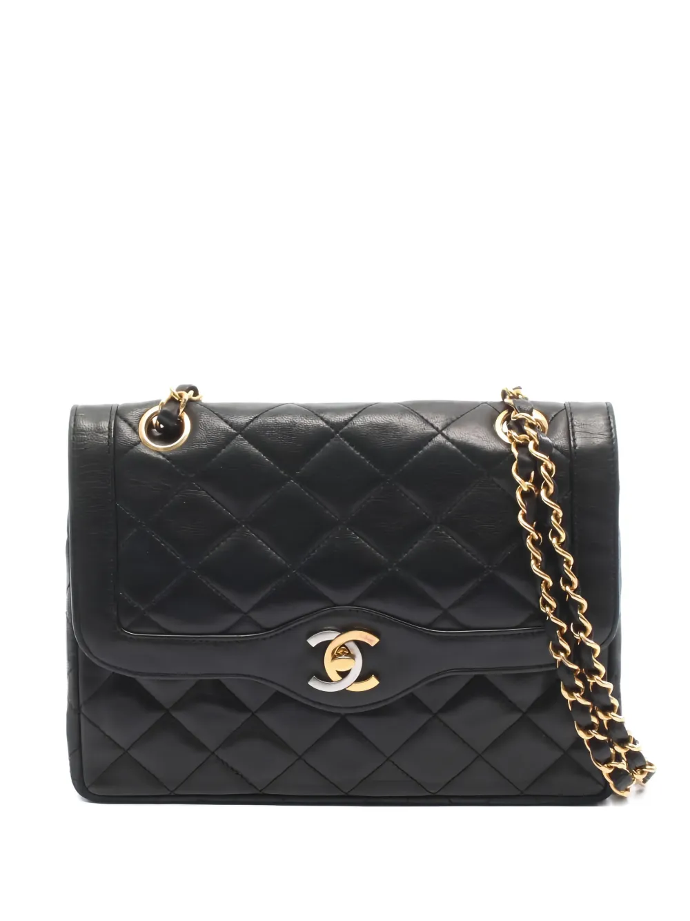 CHANEL Pre-Owned Borsa a spalla Paris 1986-1988 - Nero