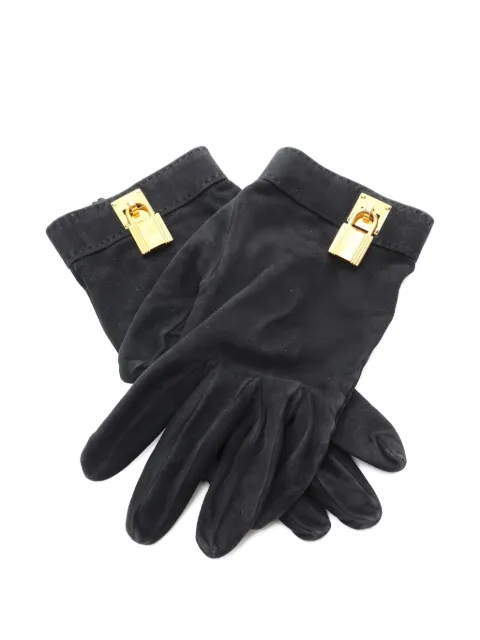 Hermès Pre-Owned 2000s Kelly suede gloves