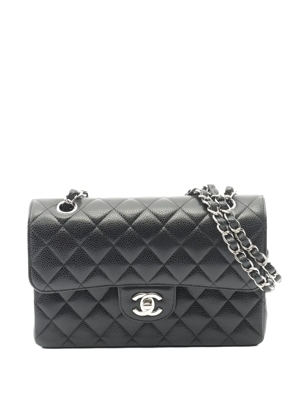 CHANEL Pre-Owned Borsa a spalla Double Flap matelassé - Nero