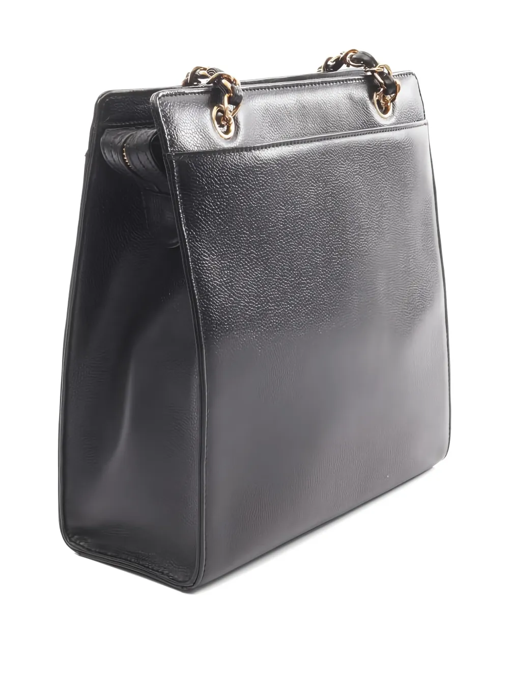 CHANEL Pre-Owned 1997-1999 Coco schoudertas met draaislot - Zwart