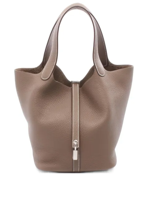 Hermès Pre-Owned 2019 lock-detail tote bag