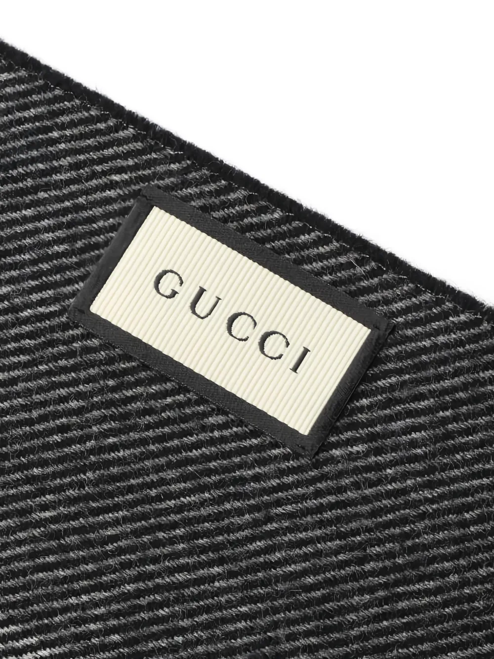 Gucci Pre-Owned 2020s wool striped scarf | Men | Image 2