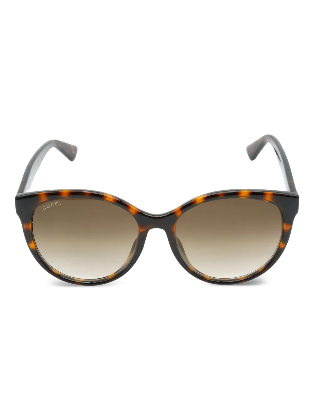 Gucci Pre-Owned 2020s tortoiseshell cat-eye sunglasses | Brown | Image 1