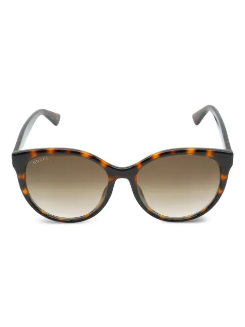 Gucci Pre-Owned 2020s tortoiseshell cat-eye sunglasses