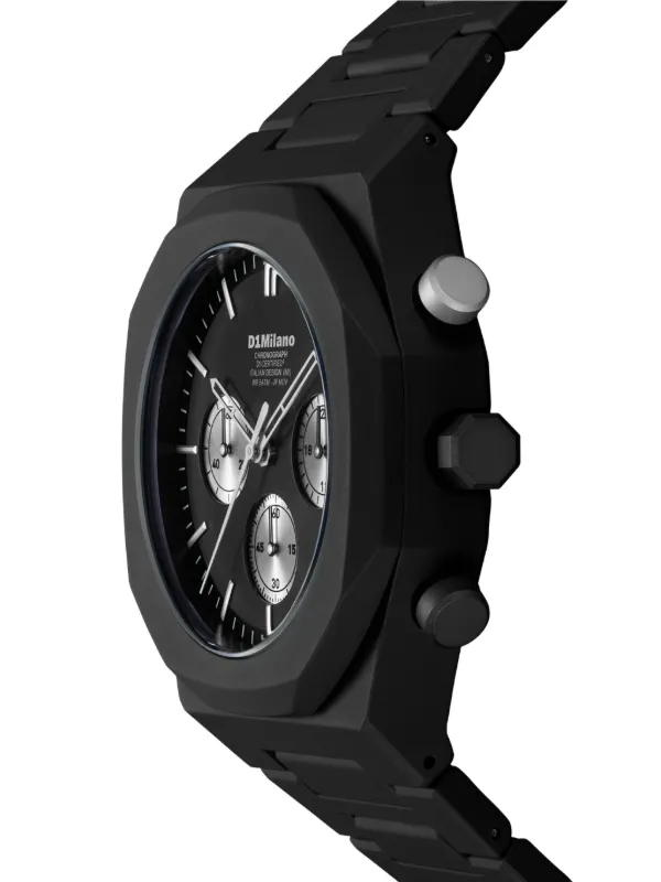 D1 Milano Chronograph 40.5mm Watch | Black | FARFETCH HK