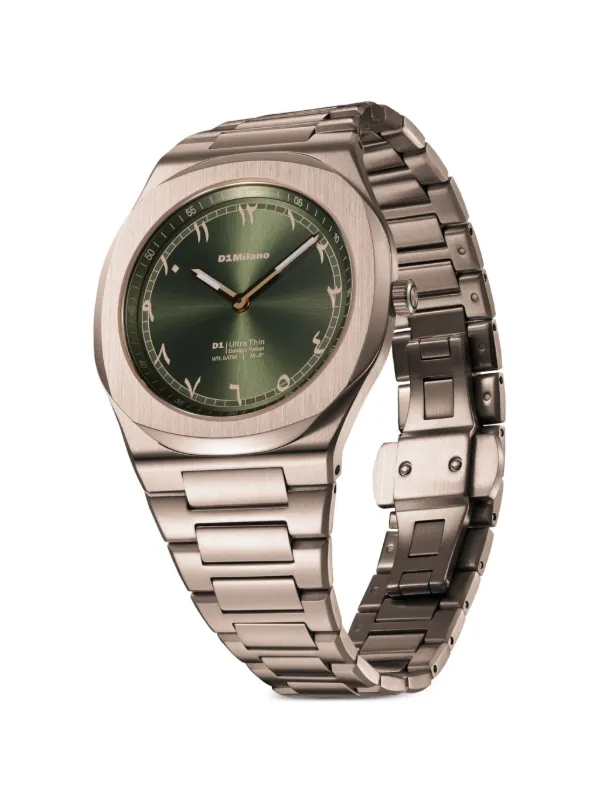 D1 MILANO ULTRA THIN コンビカラー 腕時計 D1 Milano Ultra Thin 39mm Watch | Green | FARFETCH