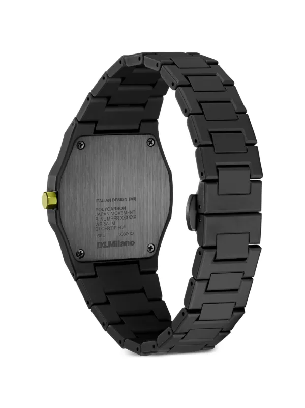D1 Milano Polycarbon Spectrum Shift 40.5mm Watch | Yellow | FARFETCH