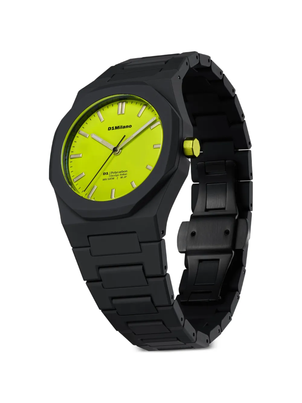 D1 Milano Polycarbon Spectrum Shift 40.5mm Watch | Yellow | FARFETCH
