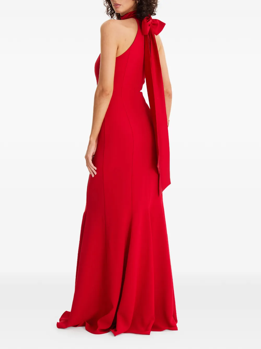 Sweet Dreams Halterneck Bow-Detail Maxi Dress