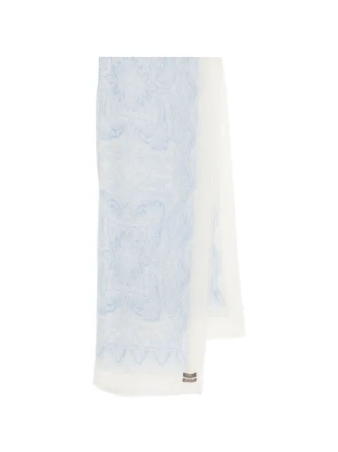 N.Peal mascada de cachemira con motivo de cachemira