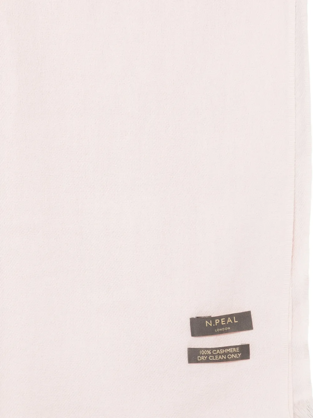  N.peal Fringed Pashmina Stole - Pink 
