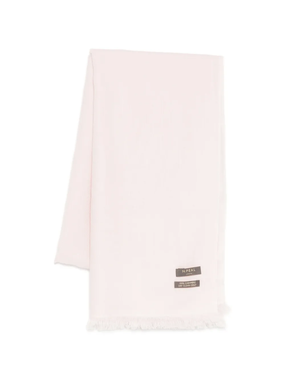 N.Peal Stola con frange - Rosa