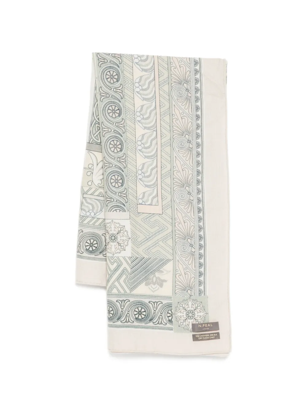 N.Peal Foulard con stampa - Toni neutri
