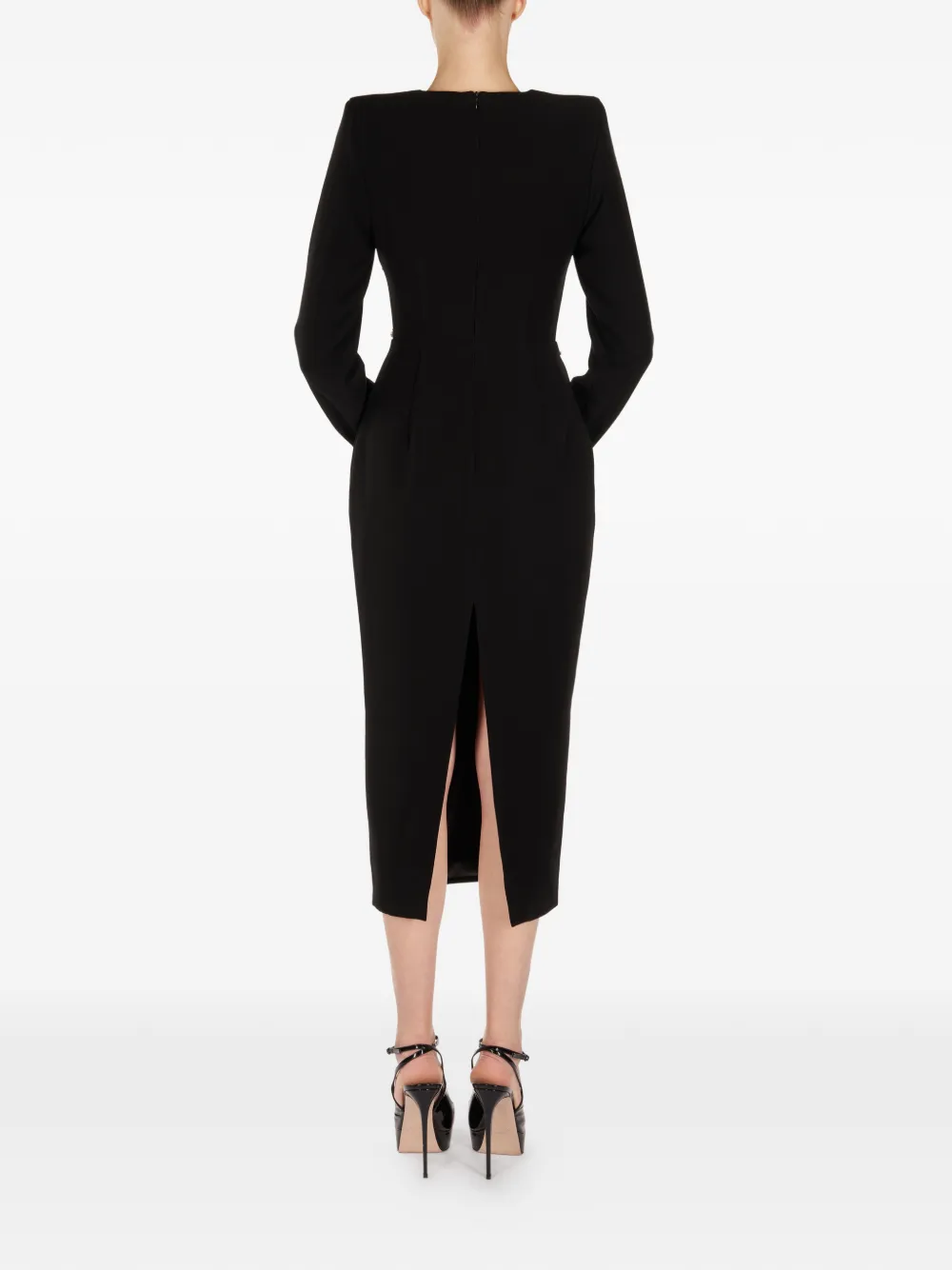  Araftu Embellished Mini Dress - Black 