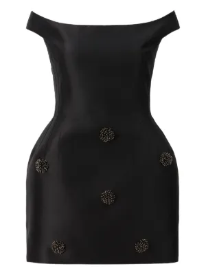 knee length dresses for ladies Ivory Tweed Long Sleeve Mini Dress - All Dresses