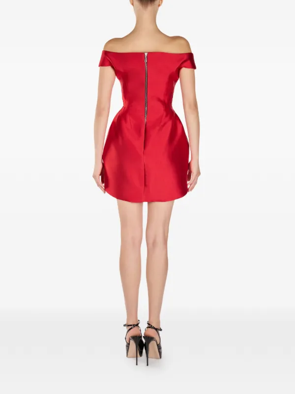 women's black and red dress Elegant Red Slinky Slip Dress