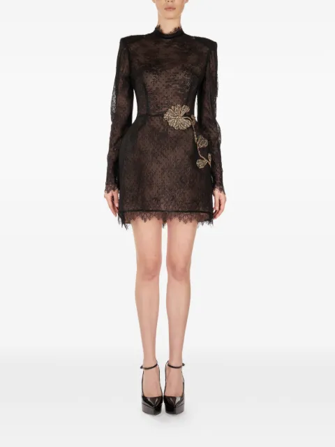 ARAFTU floral-detail mini dress