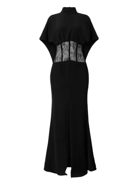 ARAFTU lace-detail maxi dress