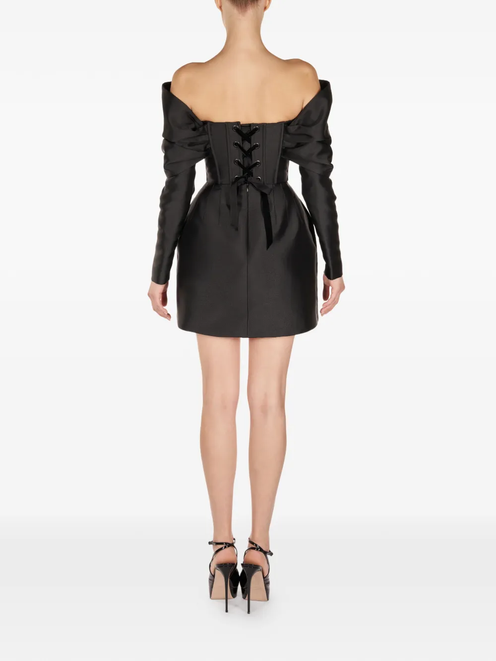 Embellished-Detail Mini Dress