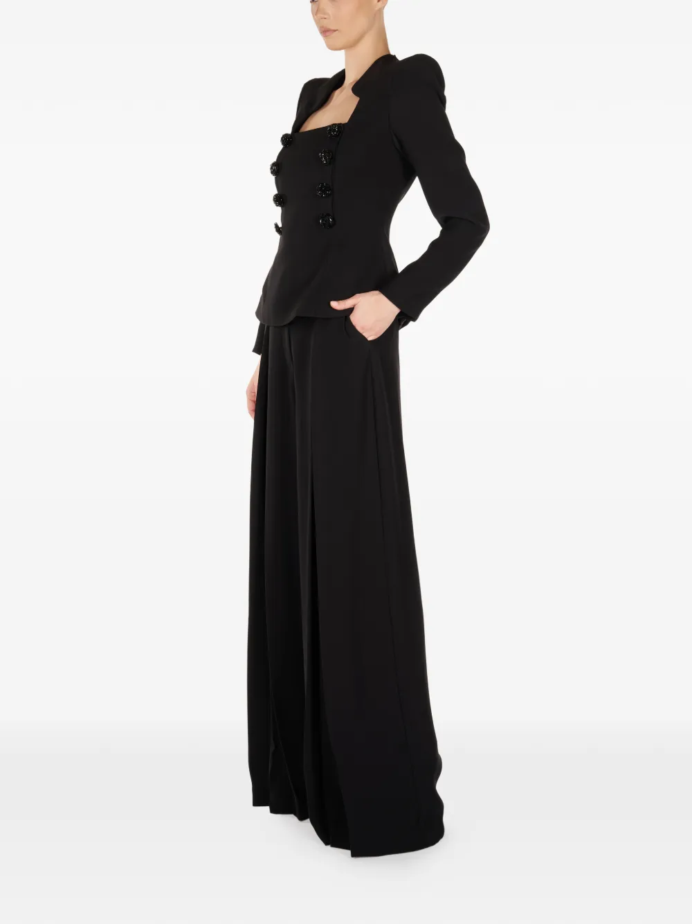 ARAFTU button-embellished straight jumpsuit | Jumpsuits largos | Image 2