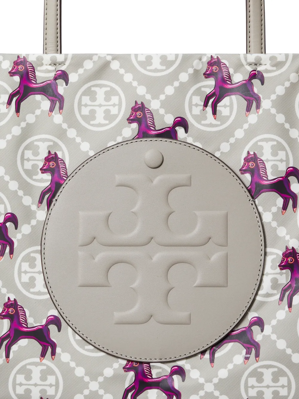 Ella horse-printed tote bag