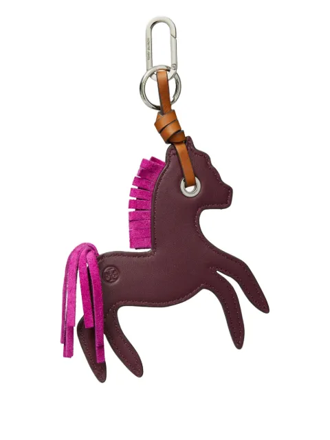 Tory Burch leather horse bag charm