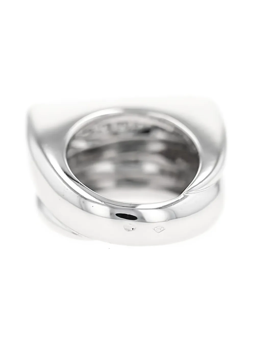 Pre-owned Fred 2010's Diamond Success Ring In Silver