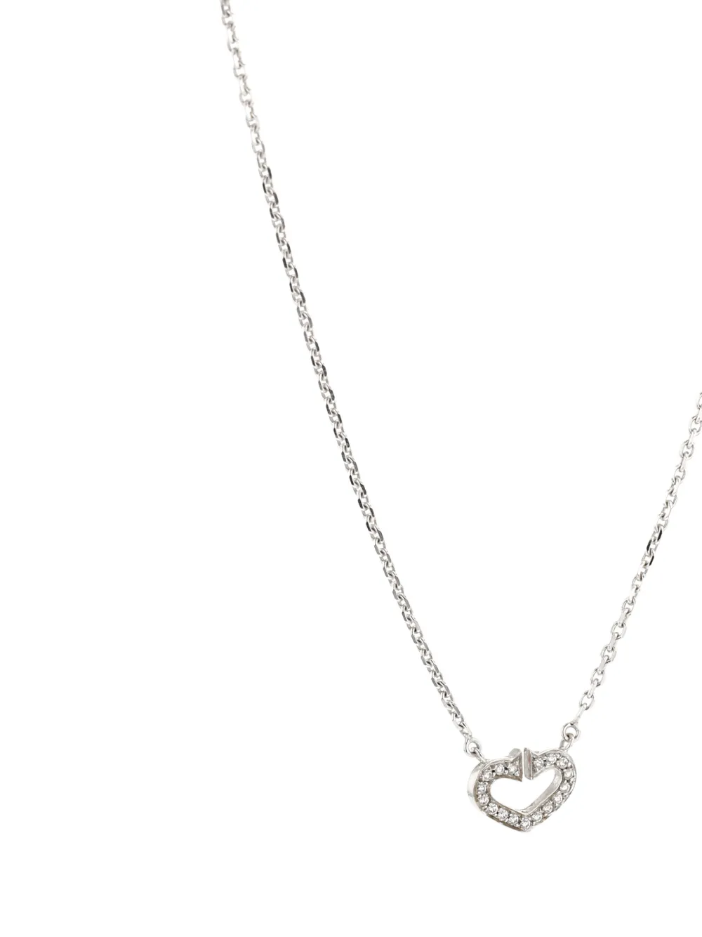 2010's diamond heart necklace