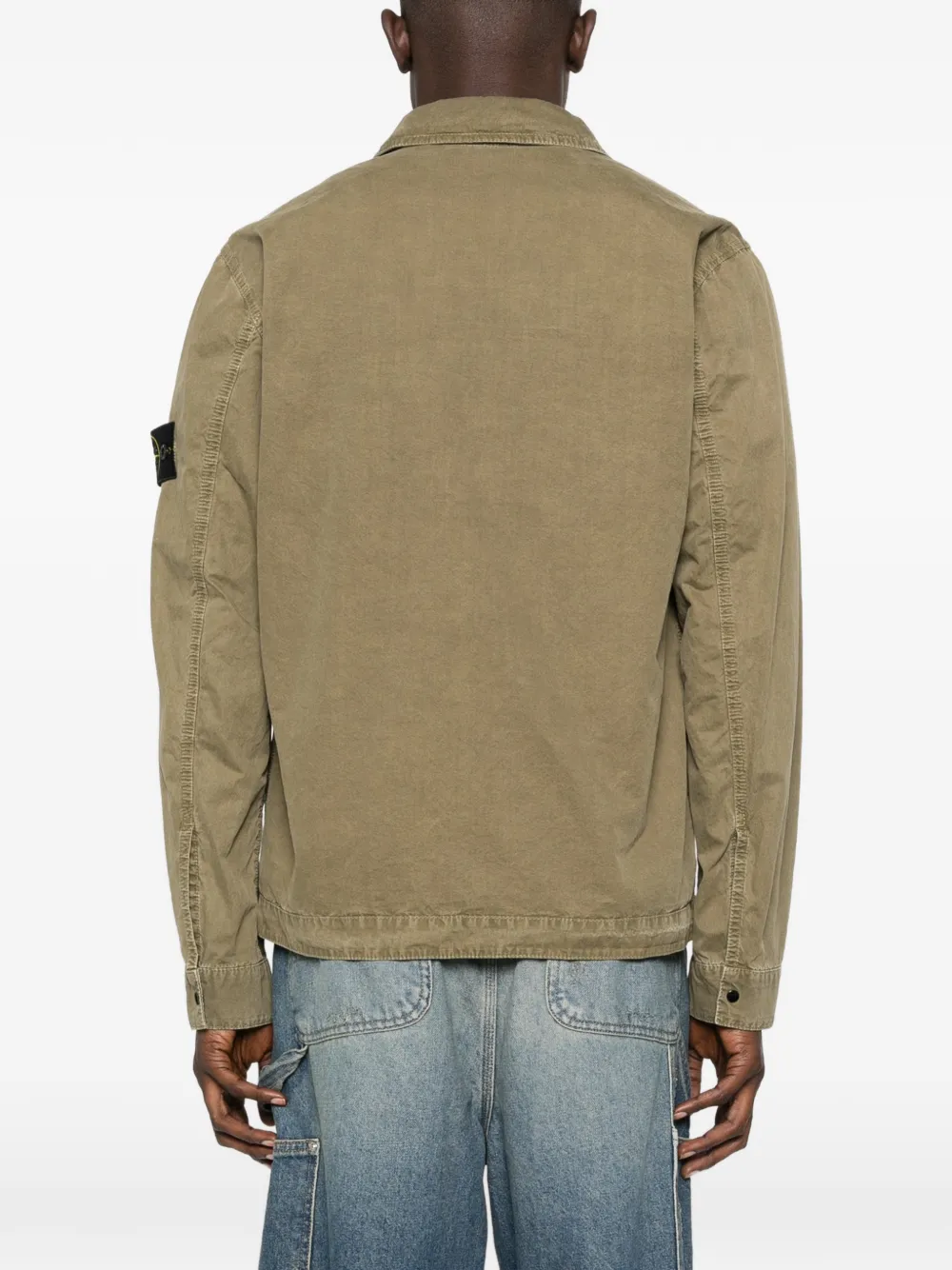 Stone Island チェストポケット シャツジャケット | グリーン