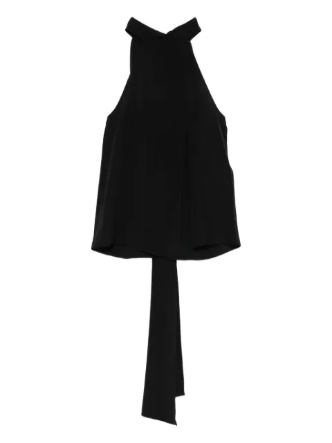 TOM FORD ribbed tie-neck blouse