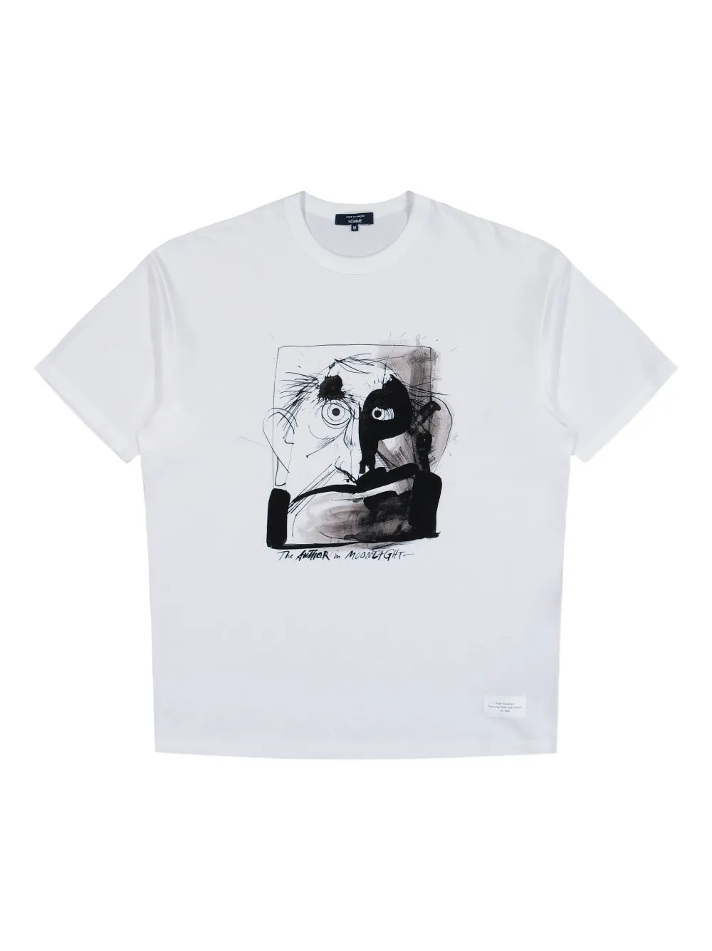 Comme des Garçons Homme print-detail T-shirt - Bianco