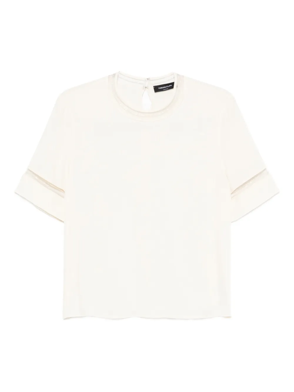 Fabiana Filippi sleeve-detail blouse - Toni neutri