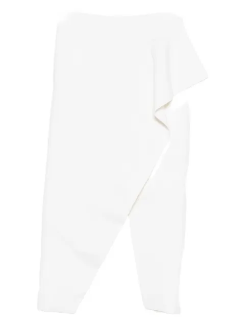 KHAITE Jaia ruffled split midi skirt