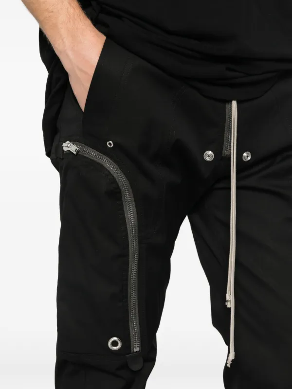Rick Owens Temple Bauhaus zip-detail Trousers | Black | FARFETCH