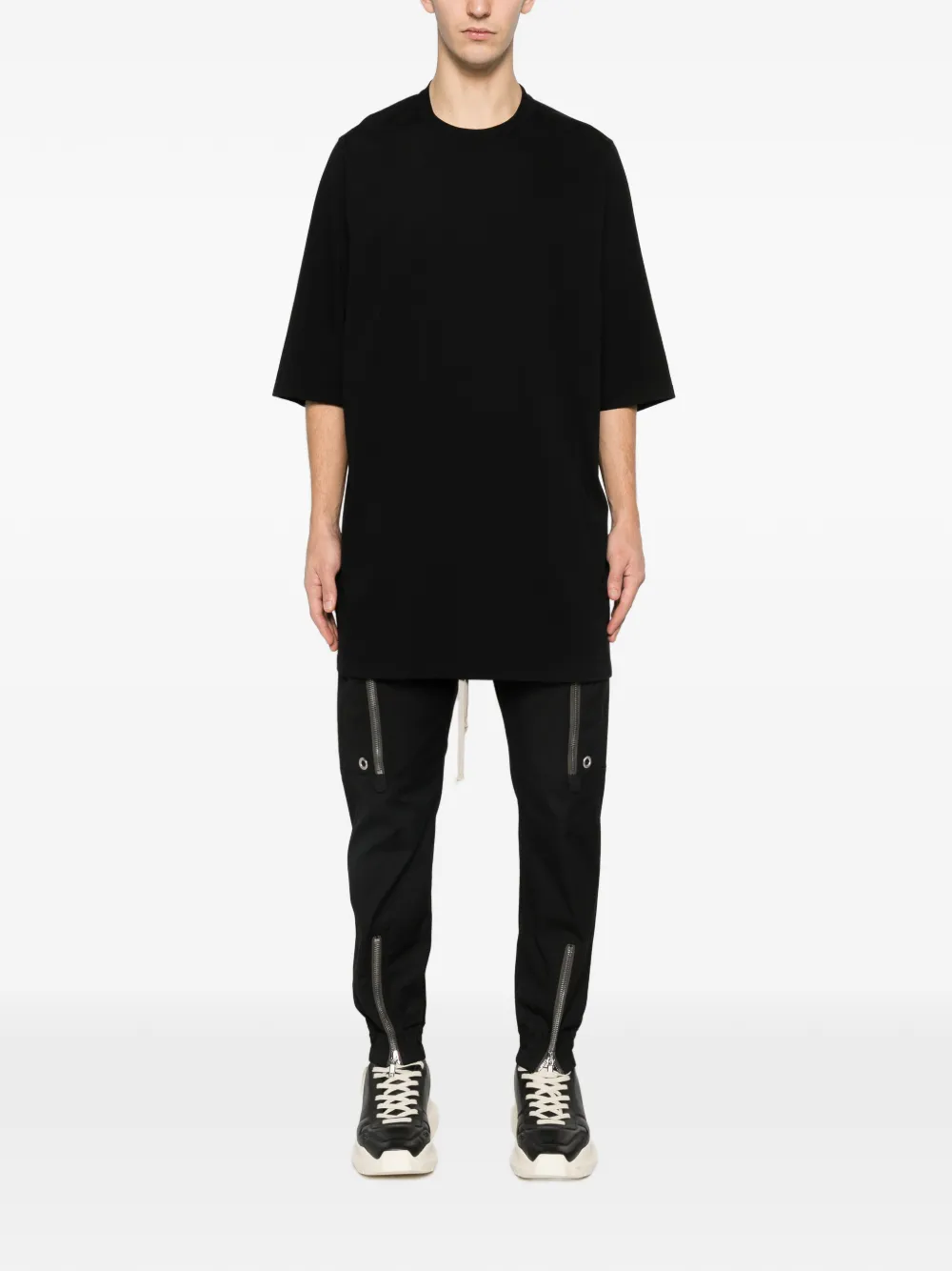 Rick Owens Bauhaus zip-detail trousers - Zwart