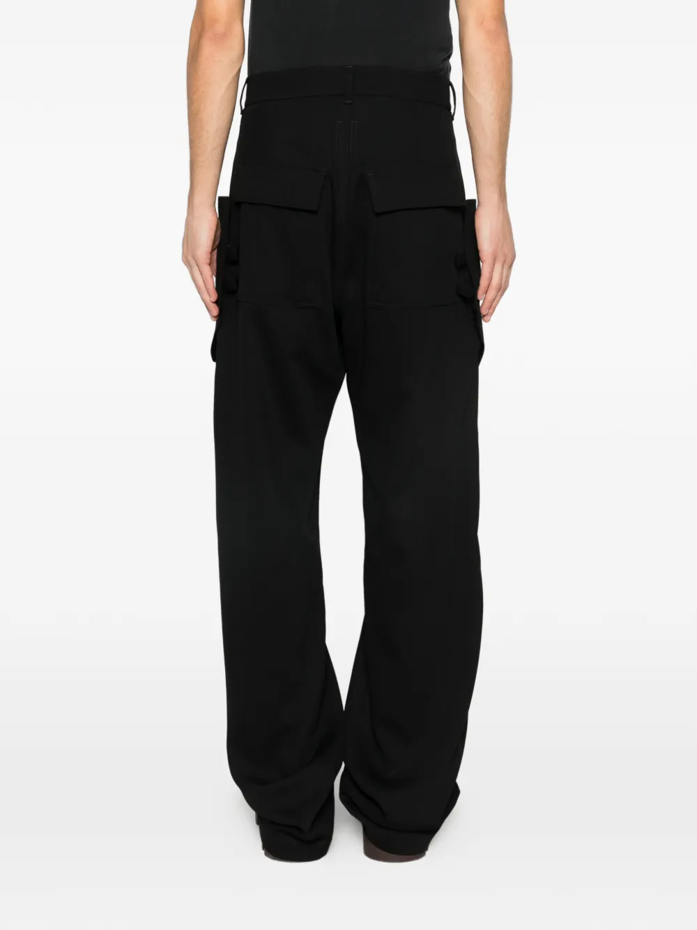 Rick Owens Stefan broek met knoopsluiting Zwart