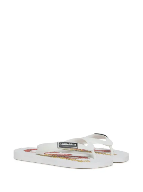 DSQUARED2 KIDS logo-detail slides