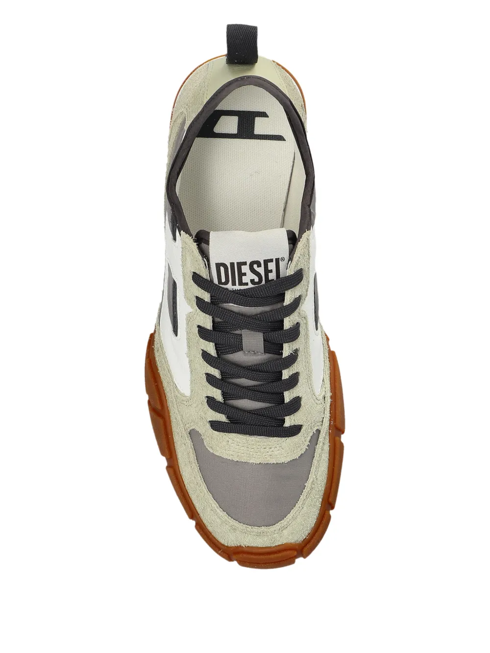 Diesel S-PAGODHA logo detail sneakers Beige