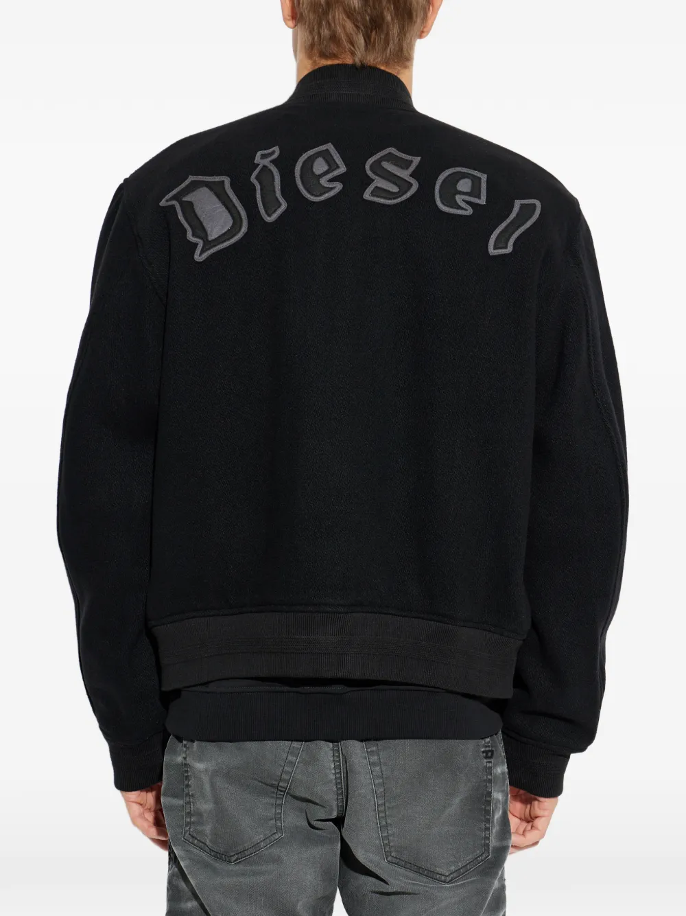 Diesel J-Arry-WRD button-up jack Zwart