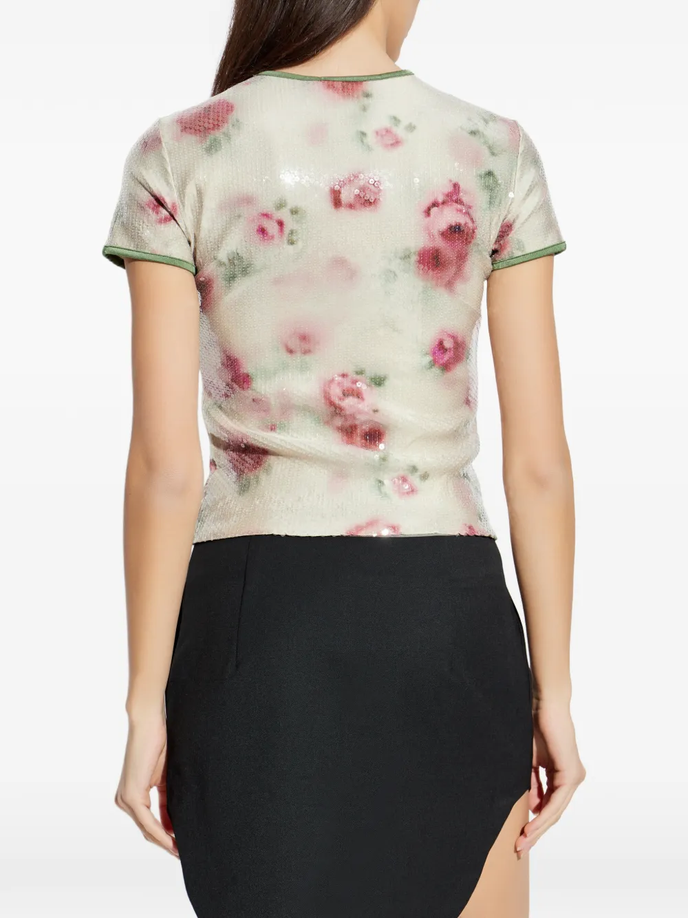 T-Unkel floral sequin T-Shirt