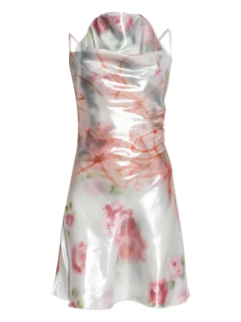 Diesel D-Ebra floral mini dress