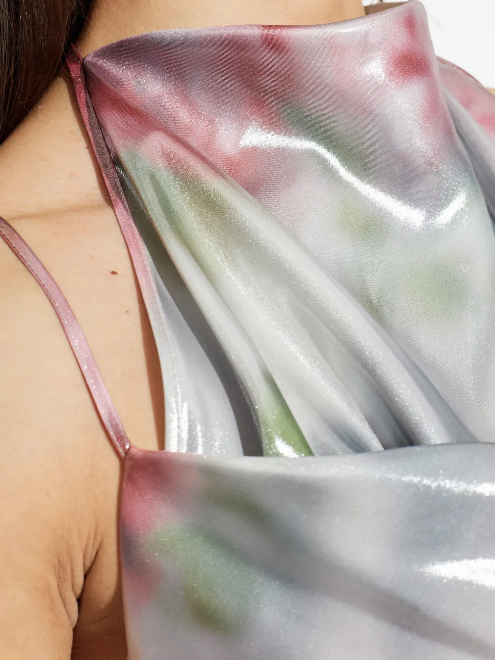 Diesel D-Ebra mini-jurk met bloemenprint Wit