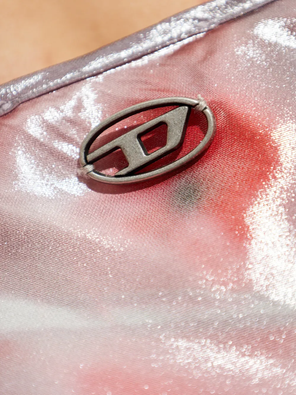 Diesel D-Ebra midi-jurk Zilver