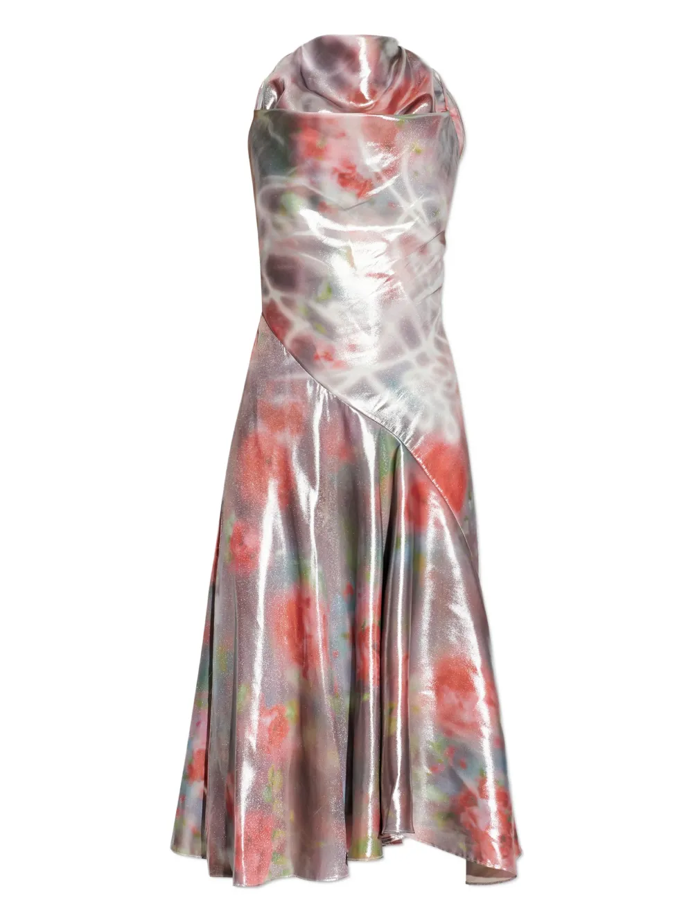 Diesel floral midi dress - Silber