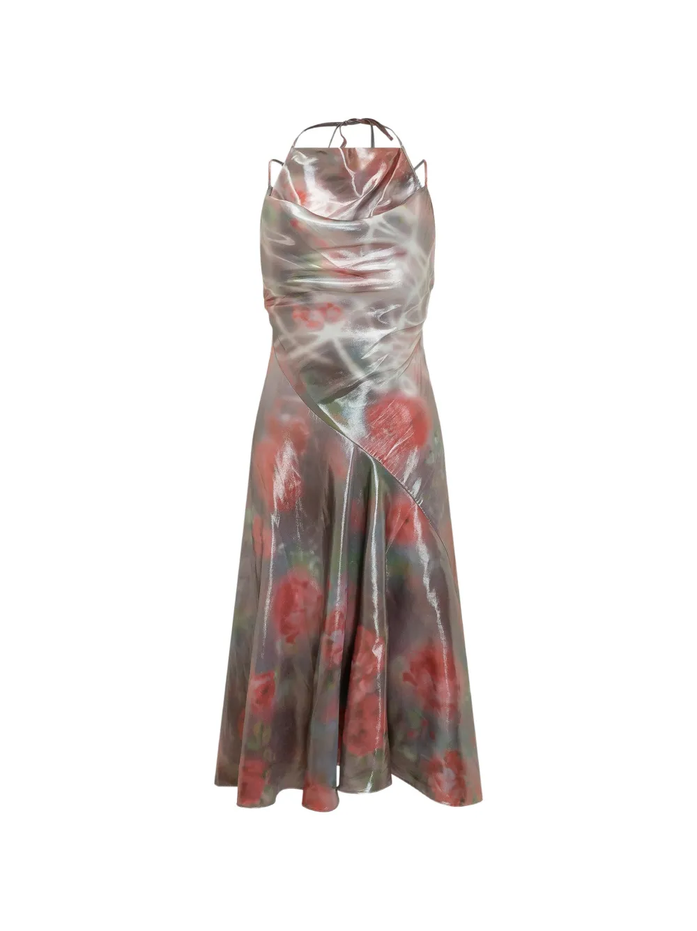 Diesel floral midi dress - Argento