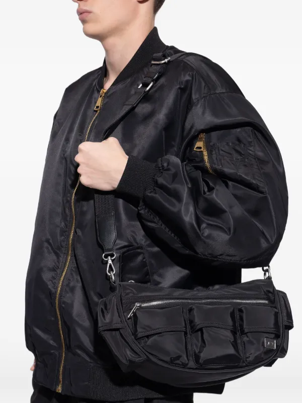 Diesel MULTI-PKTS Shoulder Bag | Black | FARFETCH