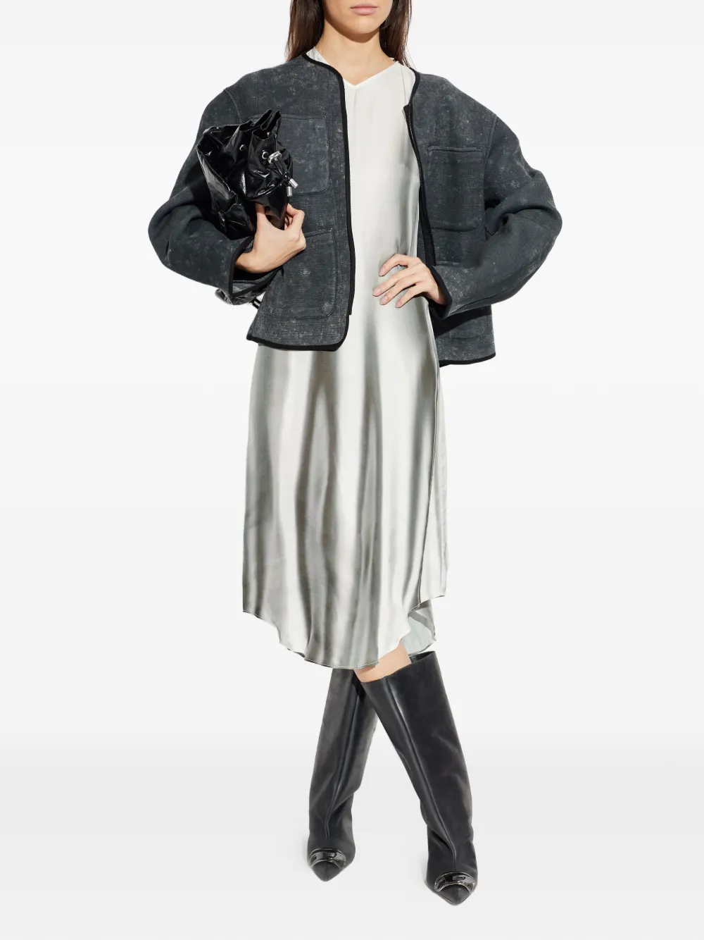 Diesel D-Tavy printed sleeveless dress - Grijs