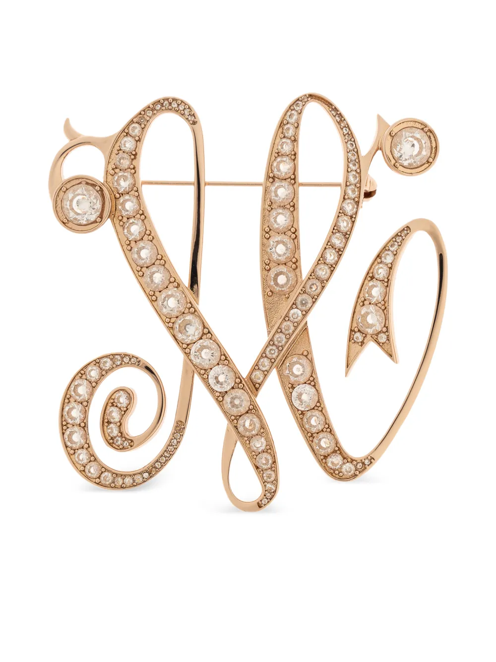 Max Mara Verzierte Brosche - Gold