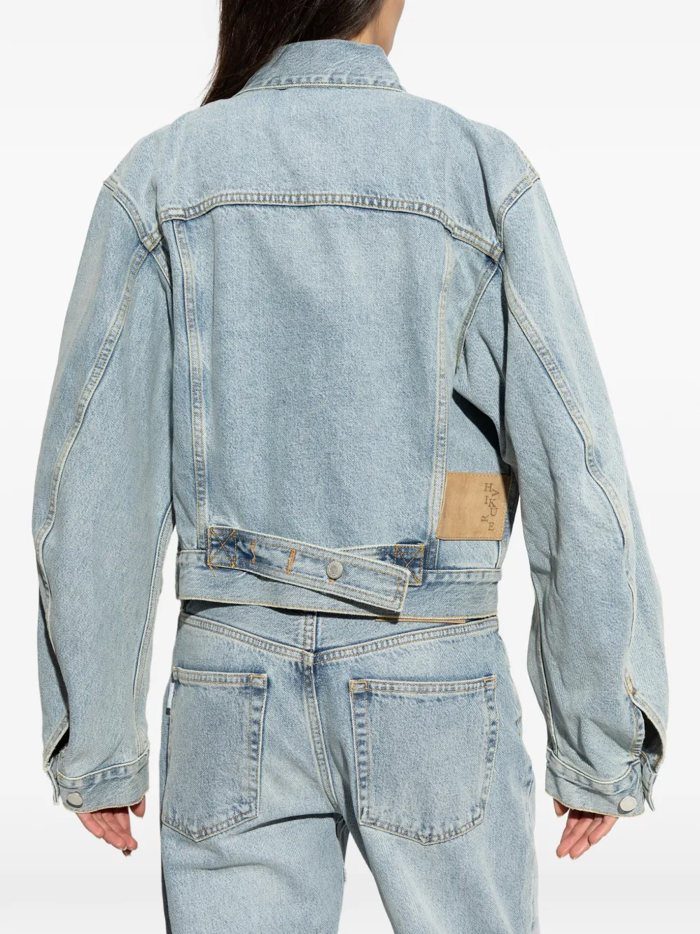 Haikure Simon katoenen jack Blauw