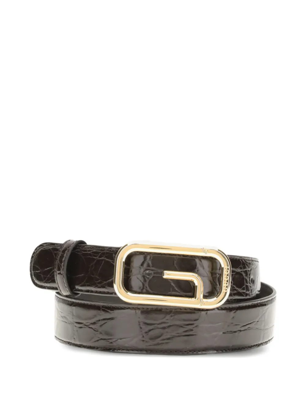 Gucci G-buckle reversible belt - Bruin